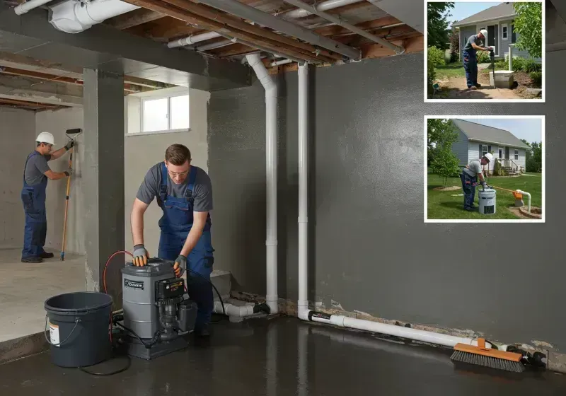 Basement Waterproofing and Flood Prevention process in Manhattan, IL